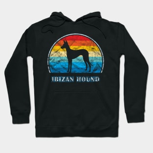 Ibizan Hound Vintage Design Dog Hoodie